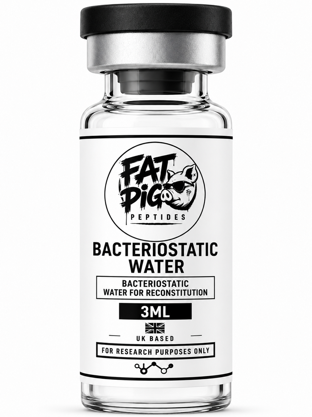 Bacteriostatic BAC Preserved Laboratory Water 3ml / 10ml